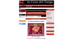 Desktop Screenshot of lacasadeltango.net