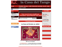 Tablet Screenshot of lacasadeltango.net